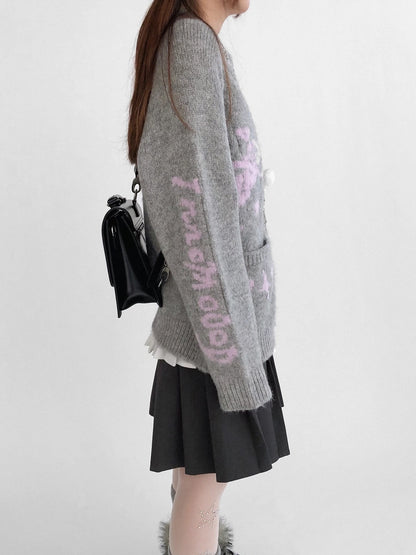 innomoood Cozy Thermal Commuter Loose Fit Pullover Round Neck Unisex Solid Knit Sweater