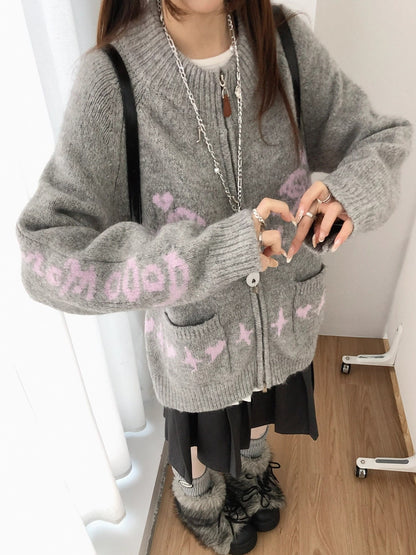 innomoood Cozy Thermal Commuter Loose Fit Pullover Round Neck Unisex Solid Knit Sweater
