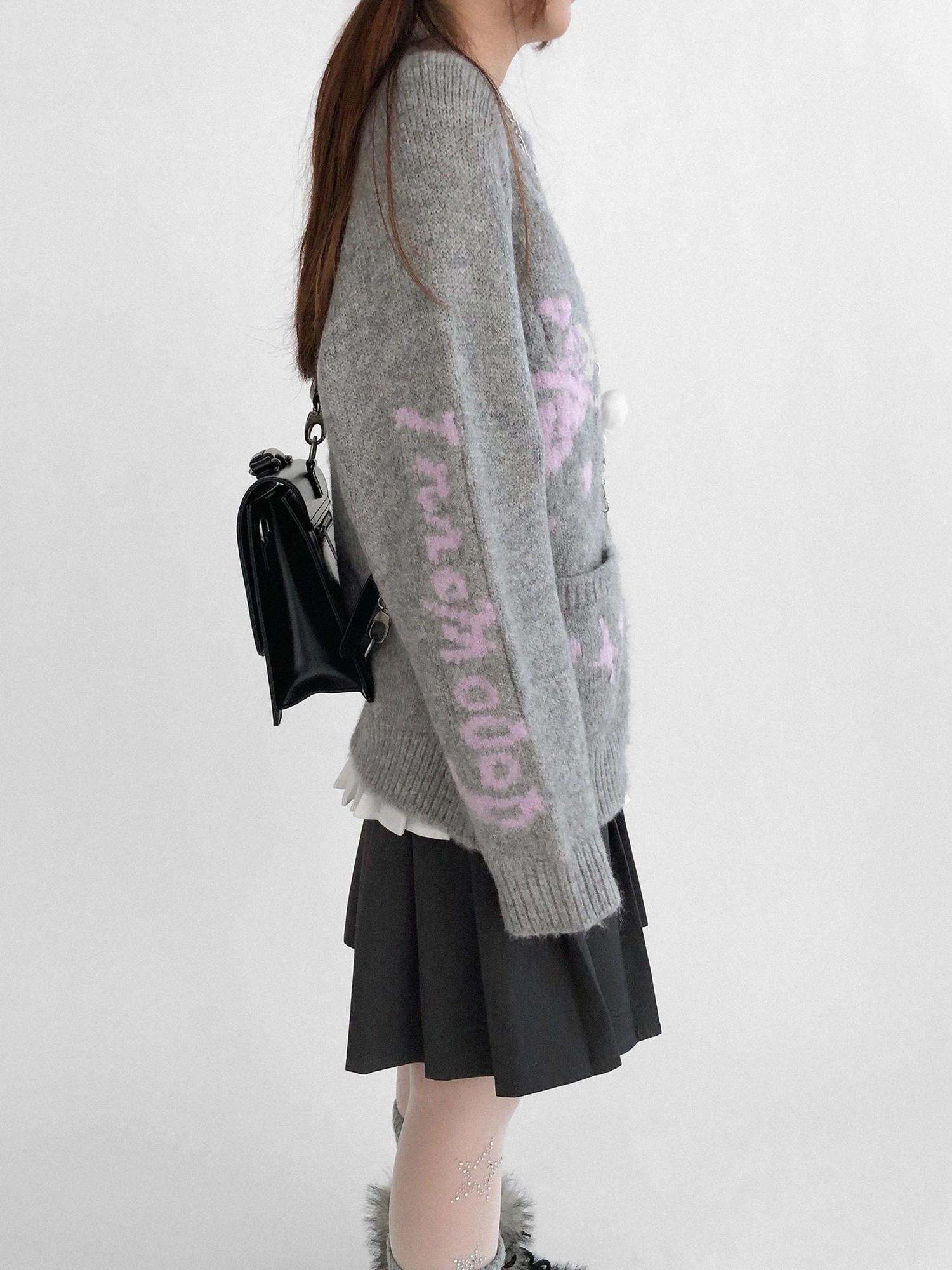 innomoood Cozy Thermal Commuter Loose Fit Pullover Round Neck Unisex Solid Knit Sweater