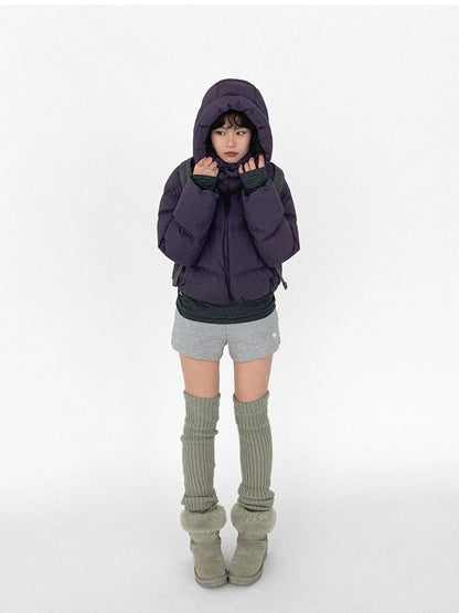 innomoood Detachable Hood Short Down Jacket
