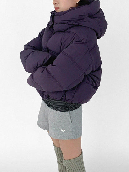 innomoood Detachable Hood Short Down Jacket