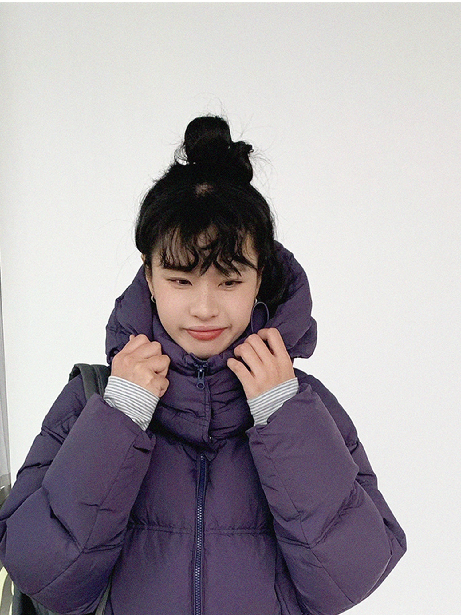 innomoood Detachable Hood Short Down Jacket