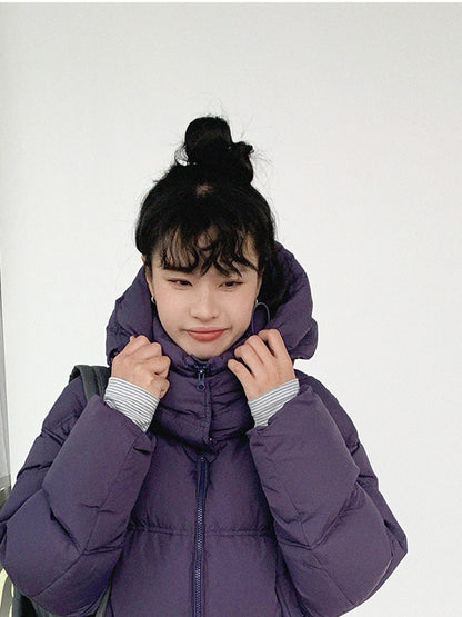 innomoood Detachable Hood Short Down Jacket