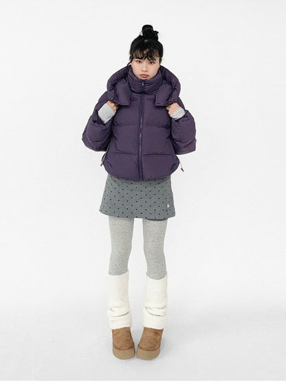 innomoood Detachable Hood Short Down Jacket