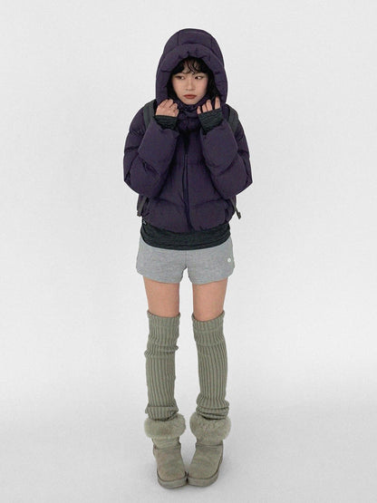 innomoood Detachable Hood Short Down Jacket