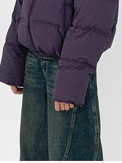 innomoood Detachable Hood Short Down Jacket