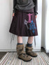 innomoood_Distressed_Print_A_Line_Layered_Ruched_Elastic_Waist_Cotton_Women&