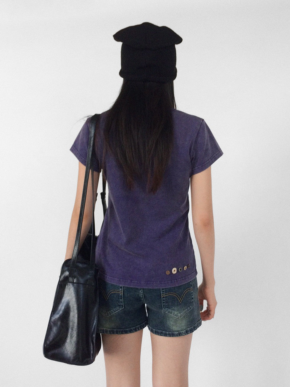 innomoood Distressed Vintage Wash Low Waist Stretch Women&