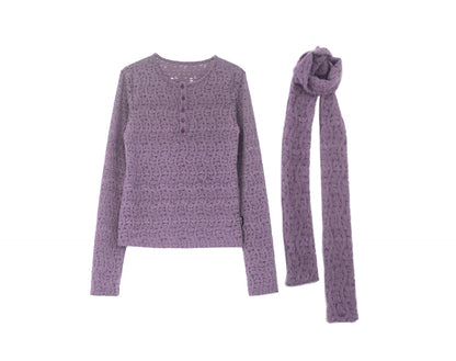 innomoood_Furry_Lace_Thermal_Long_Sleeve_Top_With_Scarf_MISSTT