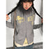 innomoood_Gray_Leaf_Jacquard_Zip_Detachable_Faux_Fur_Collar_Women&