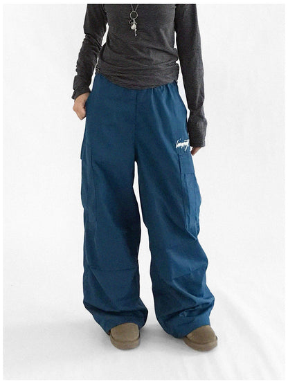 innomoood Heavy Duty Adjustable Cargo Parachute Pants
