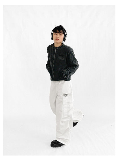 innomoood Heavy Duty Adjustable Cargo Parachute Pants
