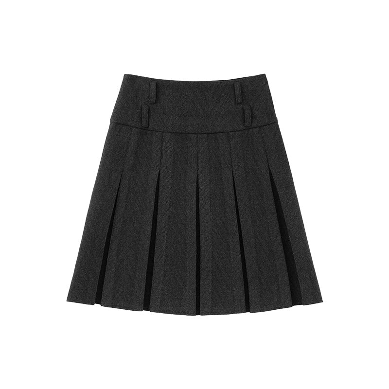 innomoood_High_Waist_Pleated_A_Line_Workwear_Women_Dark_Gray_Casual_Midi_Skirt_MISSTT