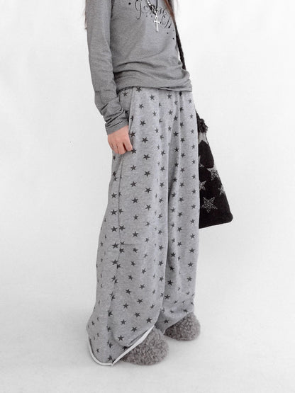 innomoood High Waist Wide Leg Cotton Loose Fit Women Commuter Office Long Pants