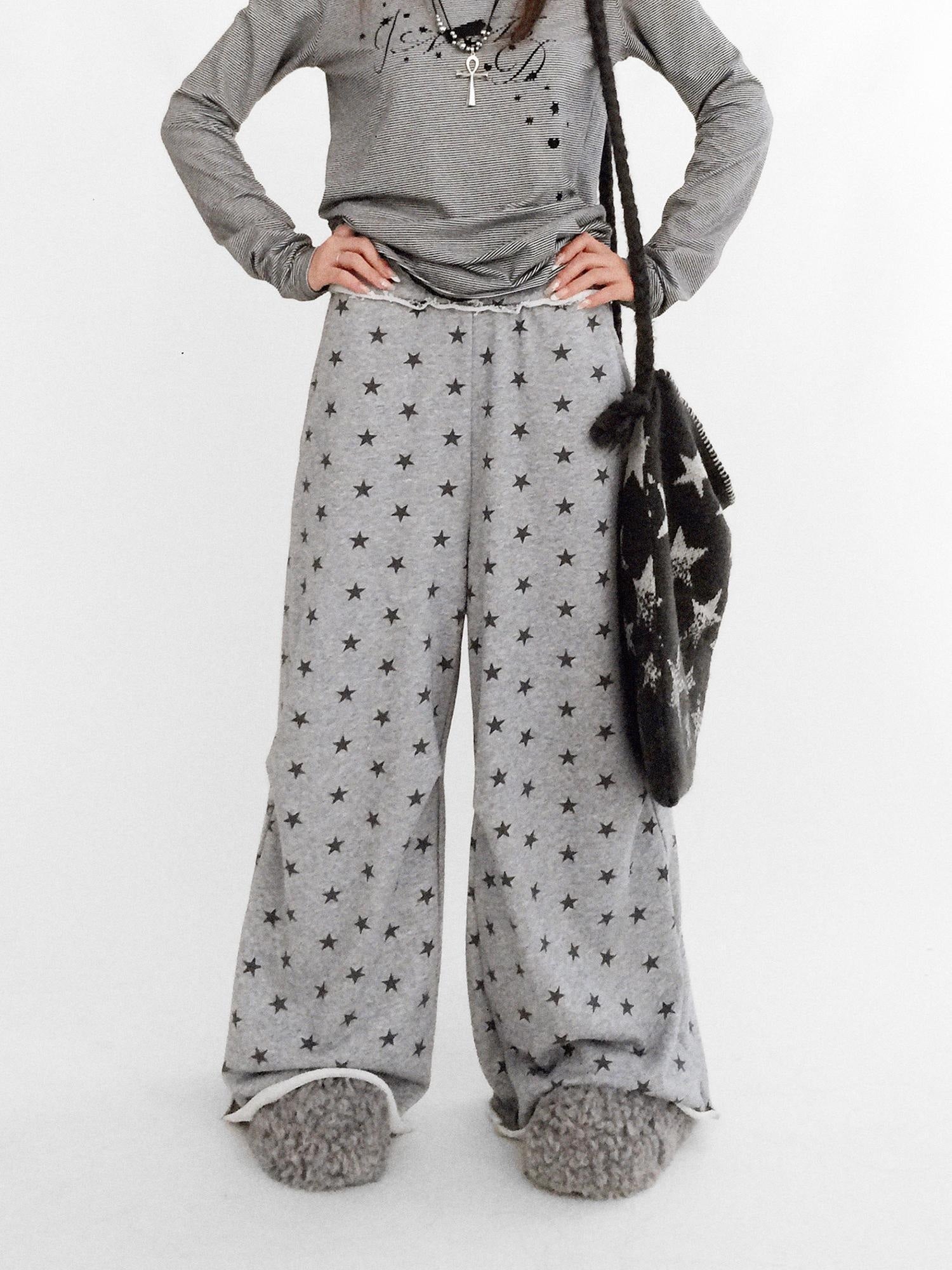 innomoood High Waist Wide Leg Cotton Loose Fit Women Commuter Office Long Pants