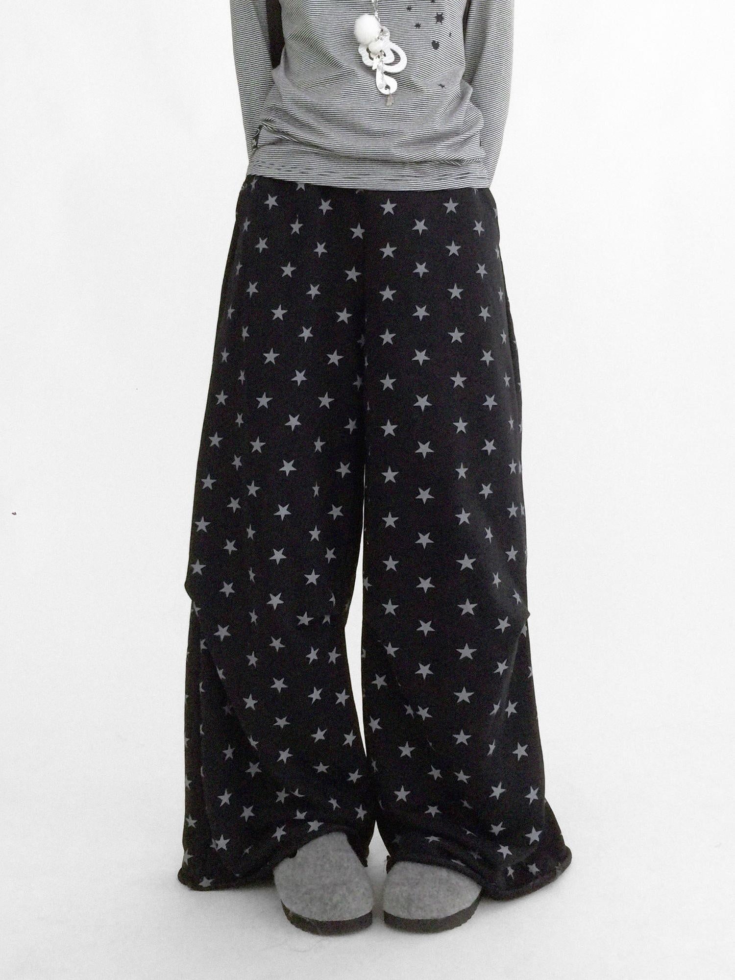 innomoood High Waist Wide Leg Cotton Loose Fit Women Commuter Office Long Pants