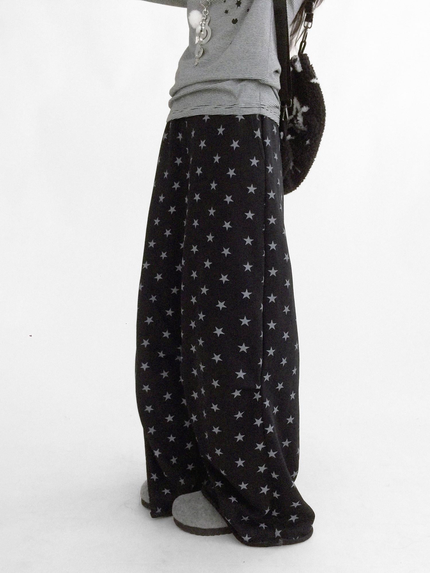 innomoood High Waist Wide Leg Cotton Loose Fit Women Commuter Office Long Pants