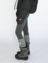 innomoood High Waisted Fleece Lined Tights Stretch Gray Seamless Winter Warm