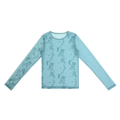 innomoood_Island_Green_Dolphin_Hibiscus_Check_Print_Women&
