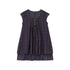 innomoood Lilac Plaid Double Layer A Line Flutter Sleeve Women&