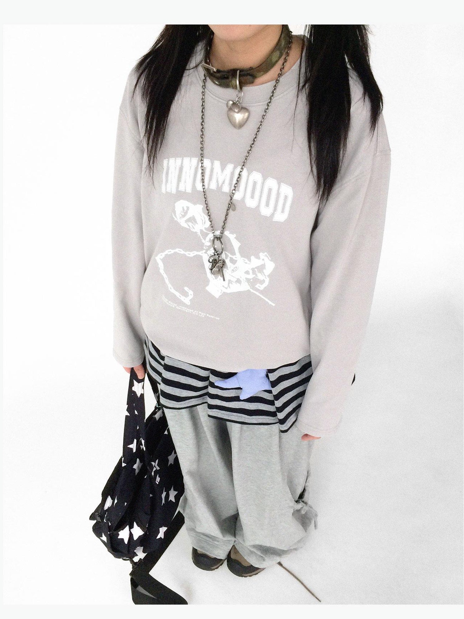 innomoood Love Is A Trap Heavyweight Washed Vintage Tee