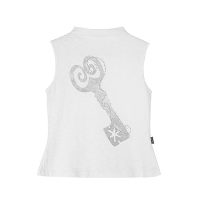 innomoood_Memory_Key_Print_Fishtail_Half_Collar_Slim_Fit_Women&