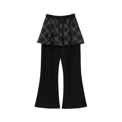 innomoood_Minimalist_Plaid_Knit_Faux_Two_Piece_Relaxed_Flared_Natural_Waist_Women_Pants_MISSTT
