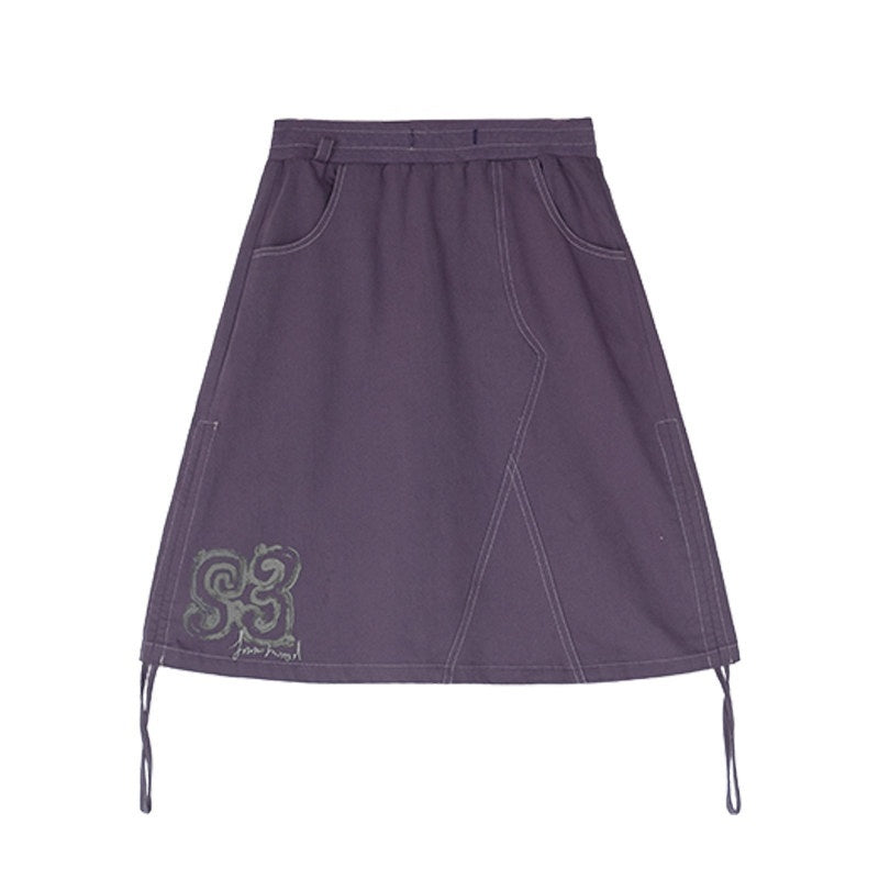 innomoood_Mist_Purple_Distressed_Embroidered_Elastic_Waist_Women&