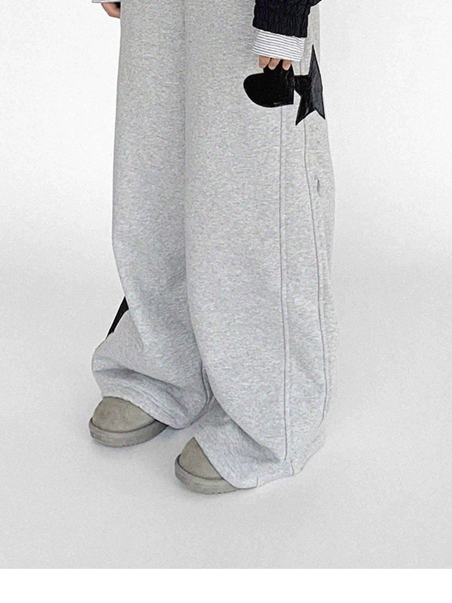 Navy Collar Contrast Cotton Coat Embroidery Detailing