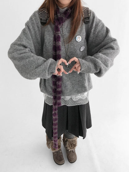 innomoood Office Ready Crew Neck Long Sleeve Solid Pullover Regular Fit Women Sweater