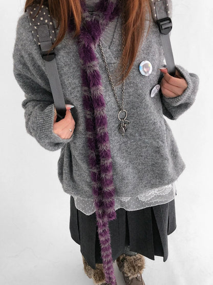 innomoood Office Ready Crew Neck Long Sleeve Solid Pullover Regular Fit Women Sweater