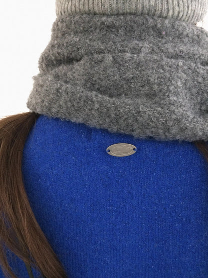 innomoood Office Ready Crew Neck Long Sleeve Solid Pullover Regular Fit Women Sweater