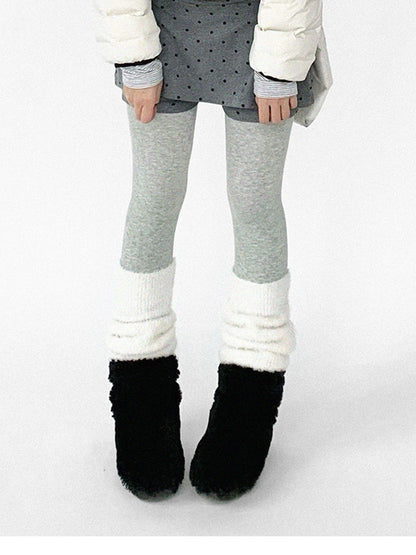 innomoood Panda Ear Rib Cotton Hooded Short Jacket