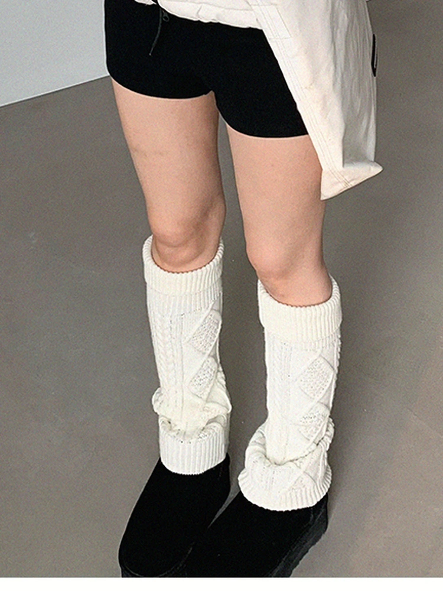 Panda Ear Rib Cotton Hooded Short Jacket