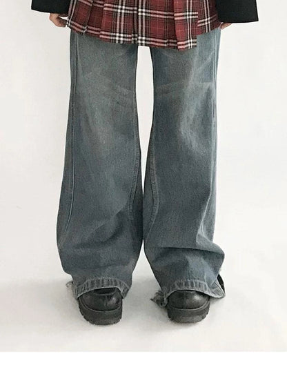 Plaid Wrap Skirt with Velvet Belt