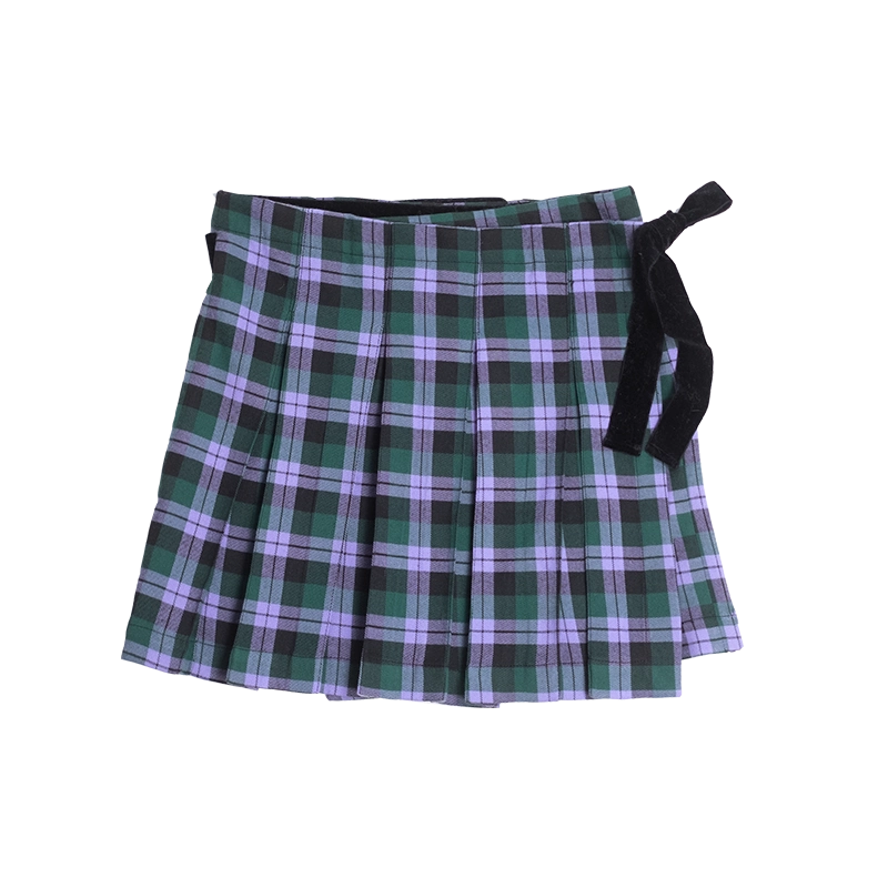 innomoood_Plaid_Wrap_Skirt_with_Velvet_Belt_MISSTT