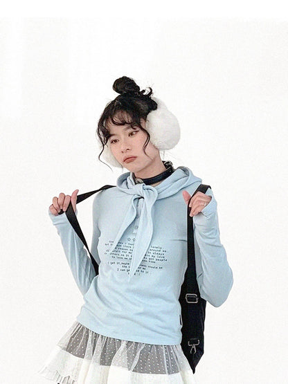 Pleated Skirt With Bear Embroidery And Dot Mesh Overlay