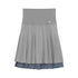 innomoood_Pleated_Spliced_Floral_Print_A_Line_Elastic_Waist_Women&