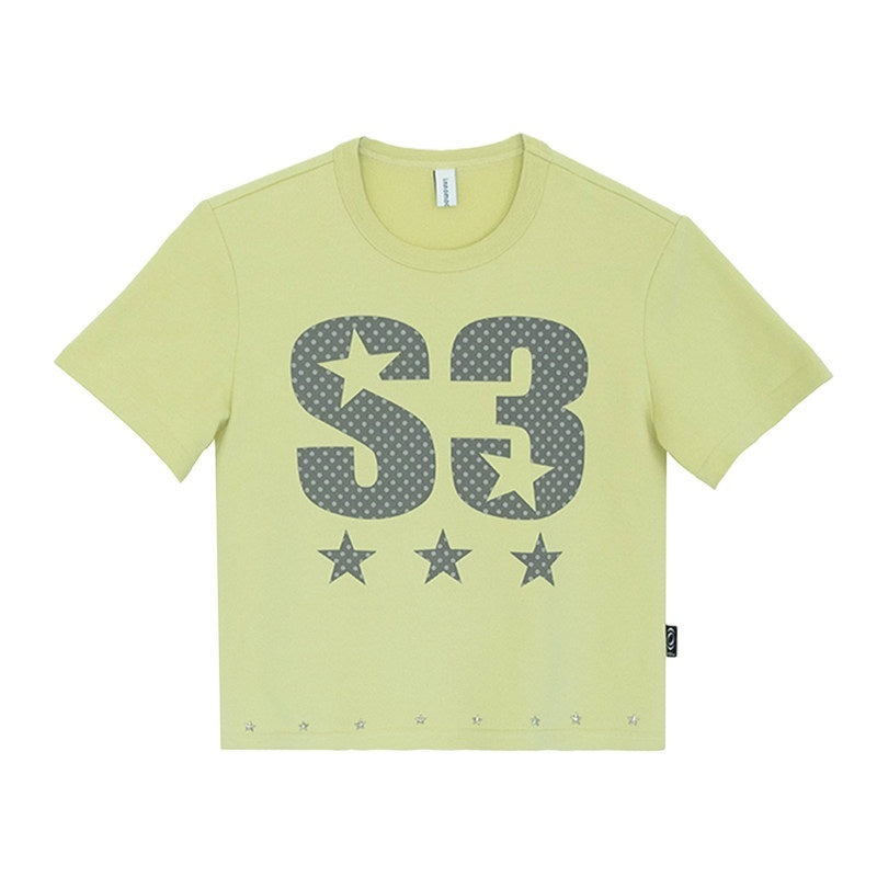 innomoood_Polka_Dot_Print_Metal_Star_Letter_Graphic_Women&