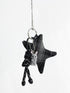 innomoood Rabbit Grey Star Padded Checkered Combo Necklace Charm Women&
