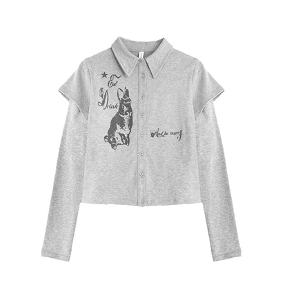 innomoood_Rabbit_Print_Collared_Knit_T-shirt_Dress_MISSTT