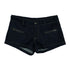 innomoood Raw Indigo Vintage Zipper Ultra Short Low Rise Women&