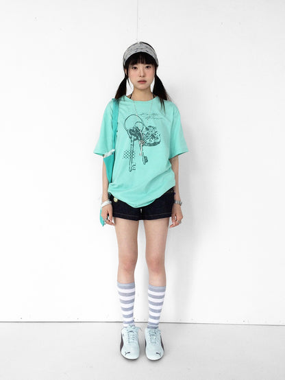innomoood Raw Indigo Vintage Zipper Ultra Short Low Rise Women&