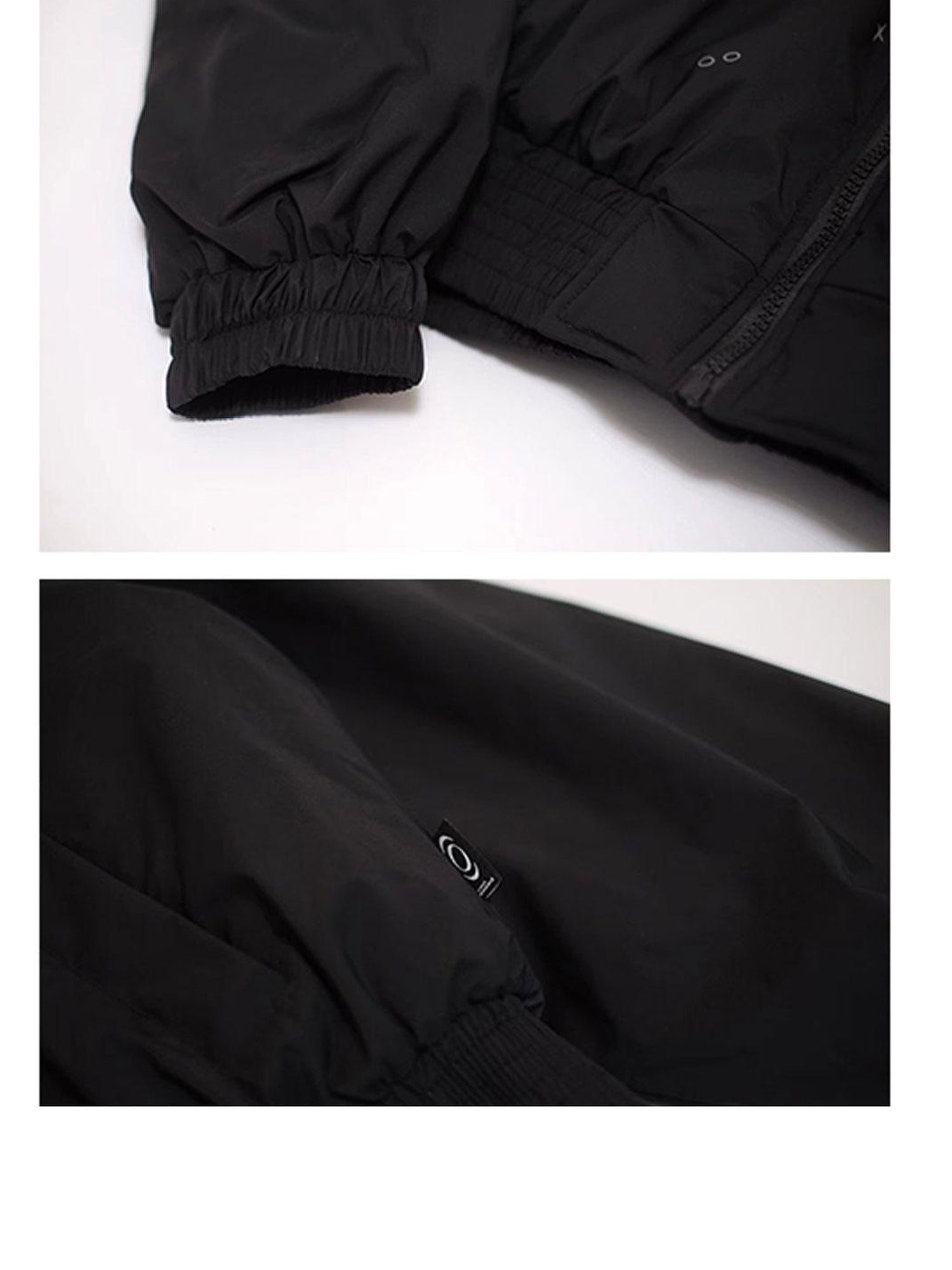 innomoood Reflective Star Print Puffer Jacket