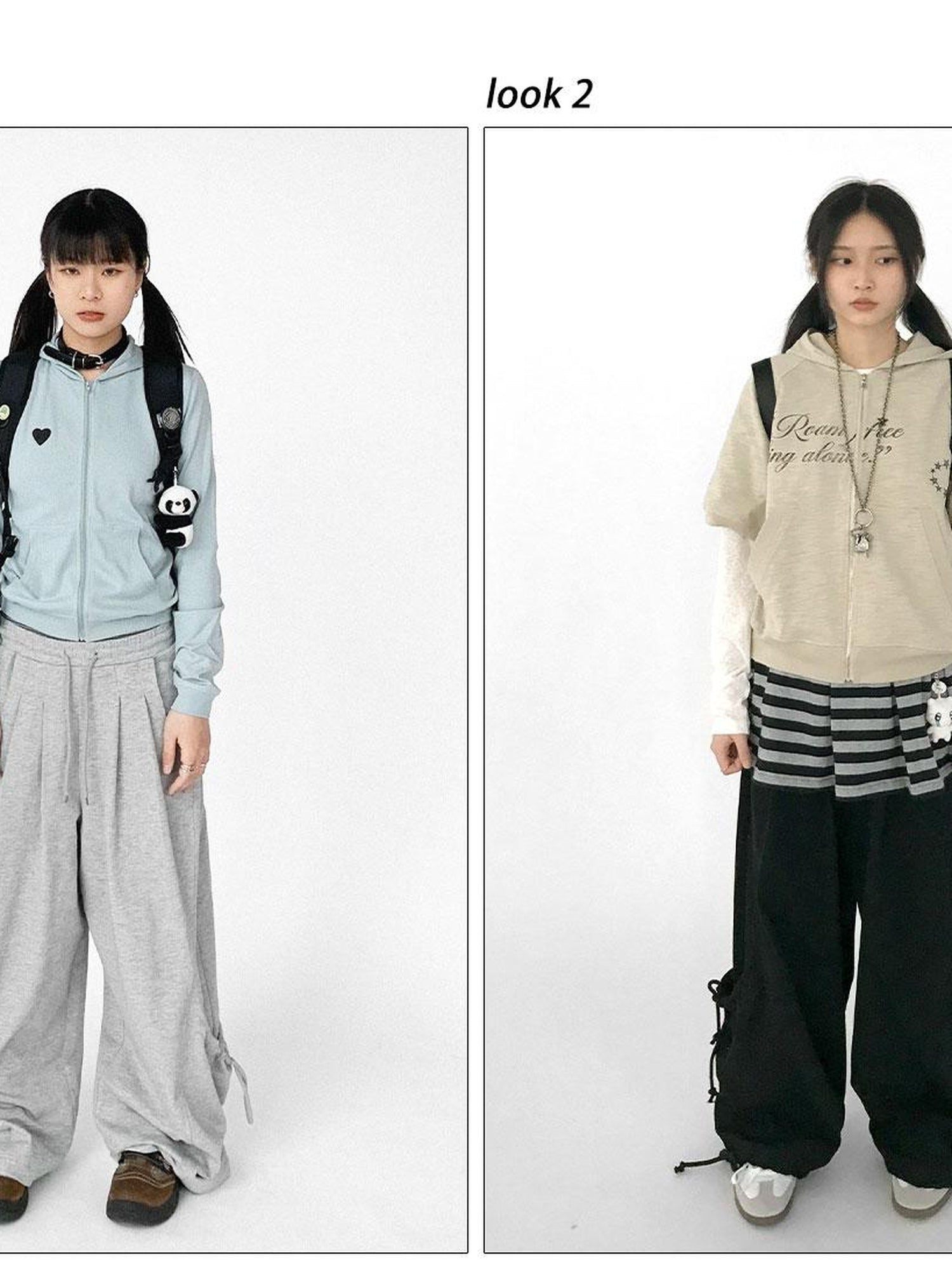 innomoood Relaxed Knit Trousers With Elastic Waist