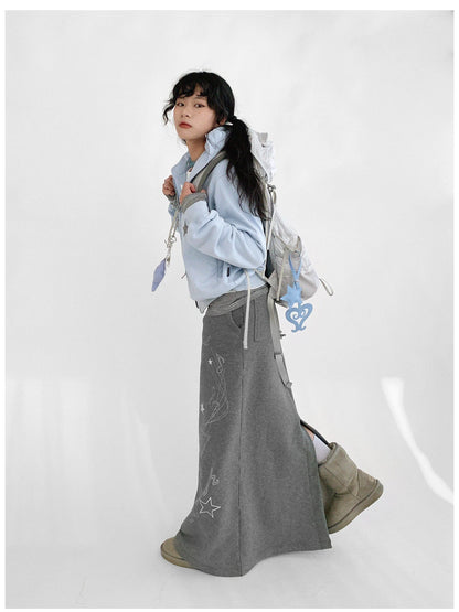 Resonant Note Flared A Line Skirt