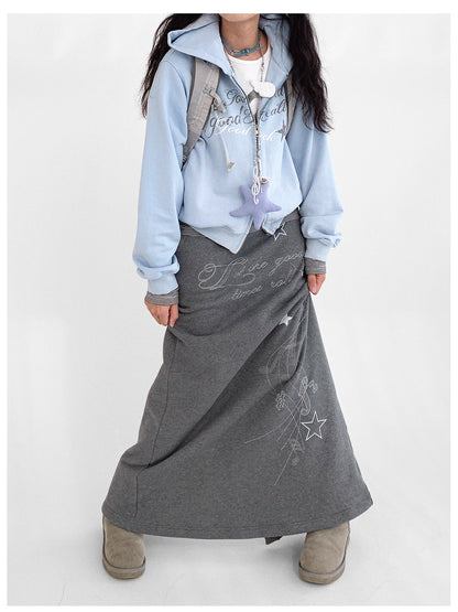 innomoood Resonant Note Flared A Line Skirt