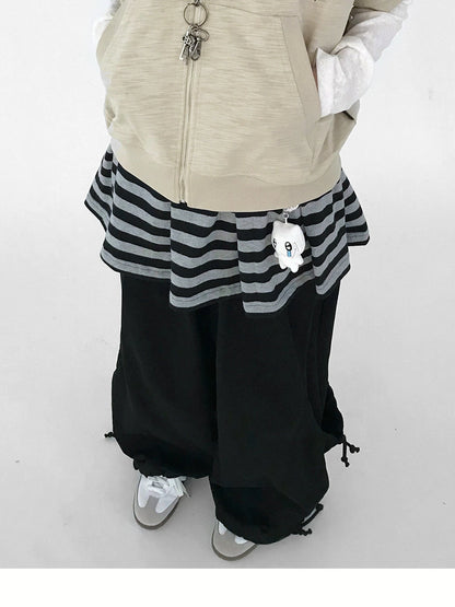 Roam Free Sing Alone Vintage Washed Hooded Short Sleeve Top