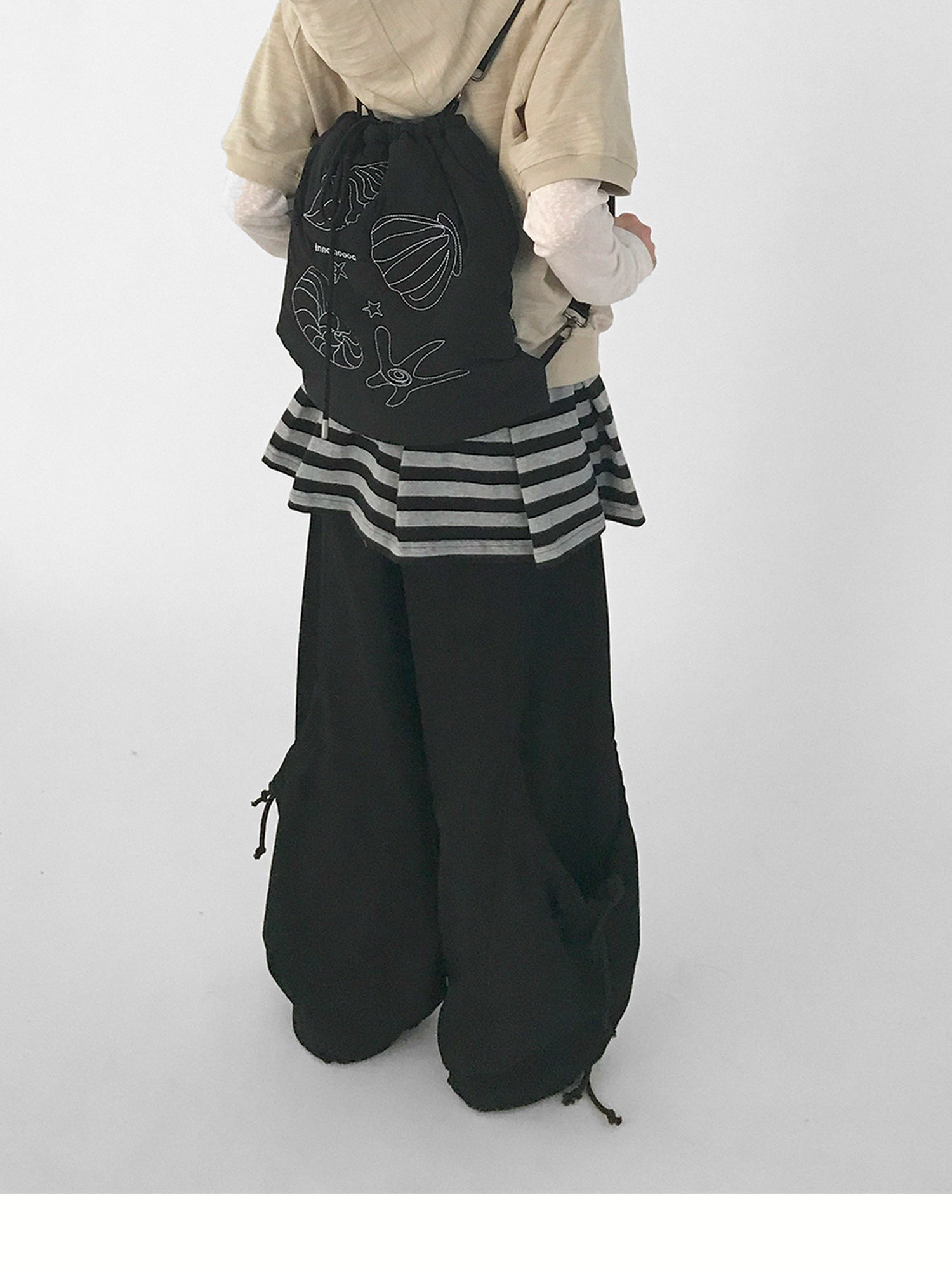 innomoood Roam Free Sing Alone Vintage Washed Hooded Short Sleeve Top