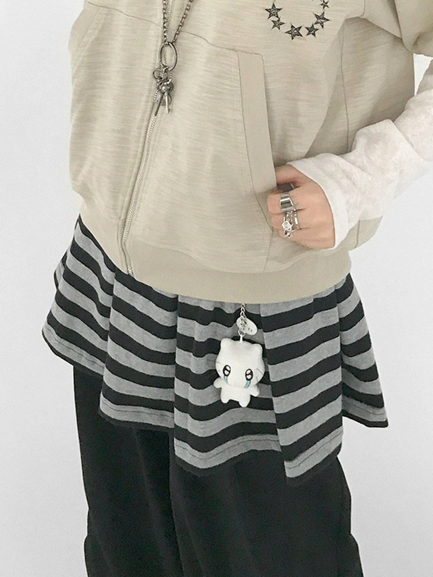 Roam Free Sing Alone Vintage Washed Hooded Short Sleeve Top